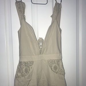 Tight cocktail dress with lace